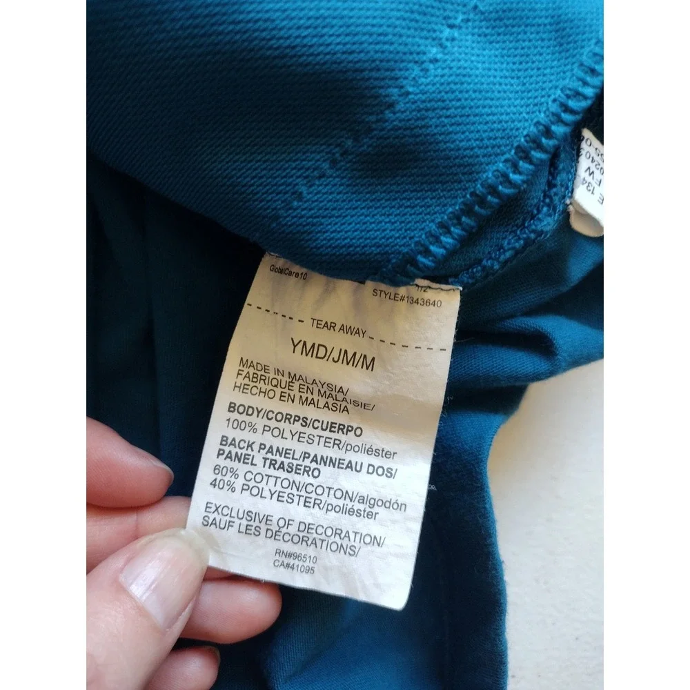 Under Armour Kids Teal‎ HeatGear Full Zip Hoodie Jacket YMD Medium
